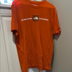 The North Face Men's Orange T-Shirt